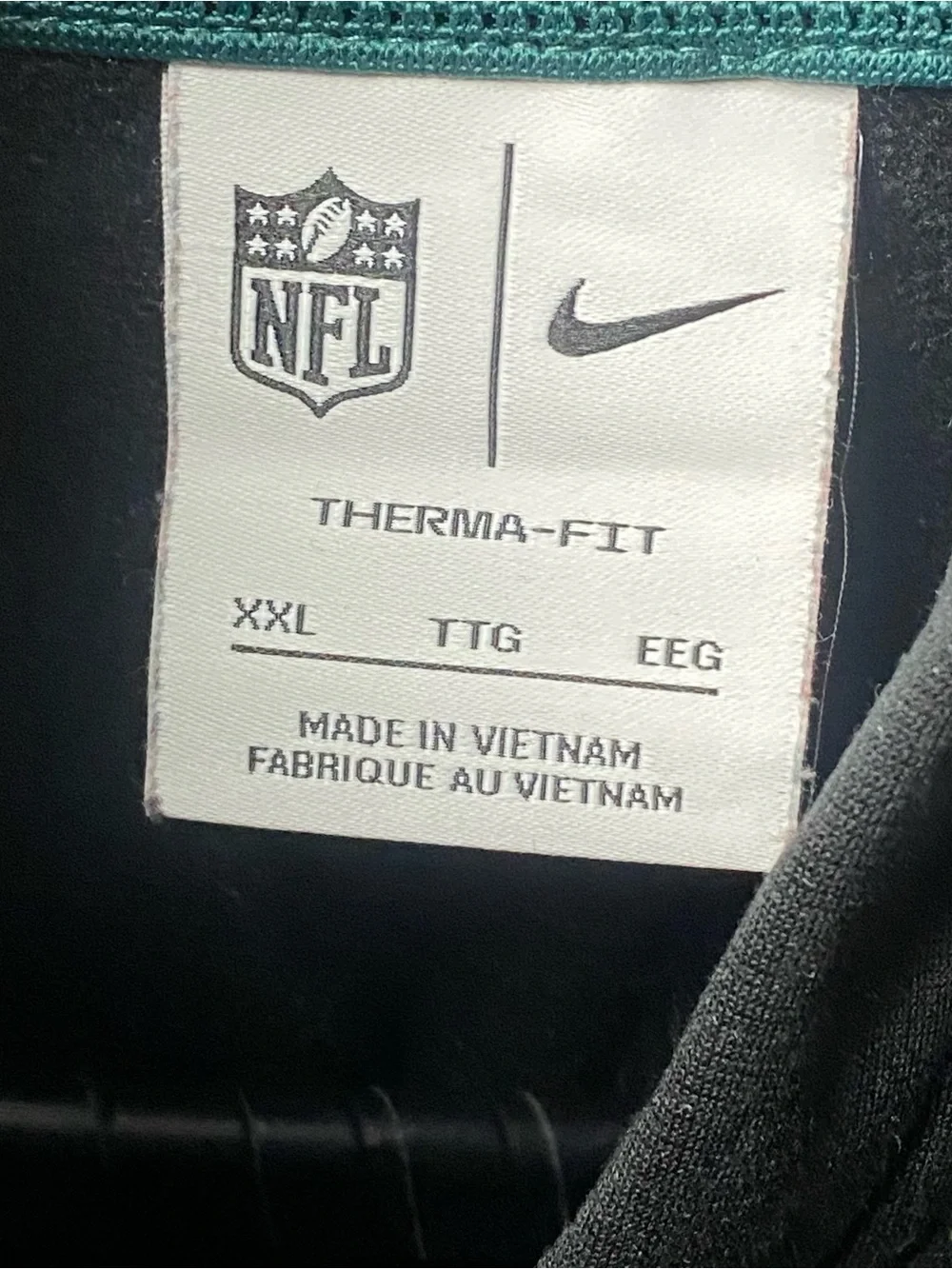 Nike Philadelphia Eagles On Field Therma-Fit Black Performance Hoodie Sweatshirt